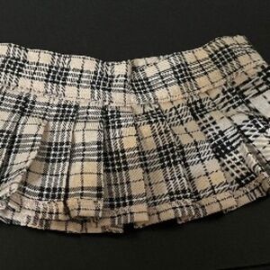 Adult Plaid Micro Mini Women’s School Girl skirt fits up to queen size like new